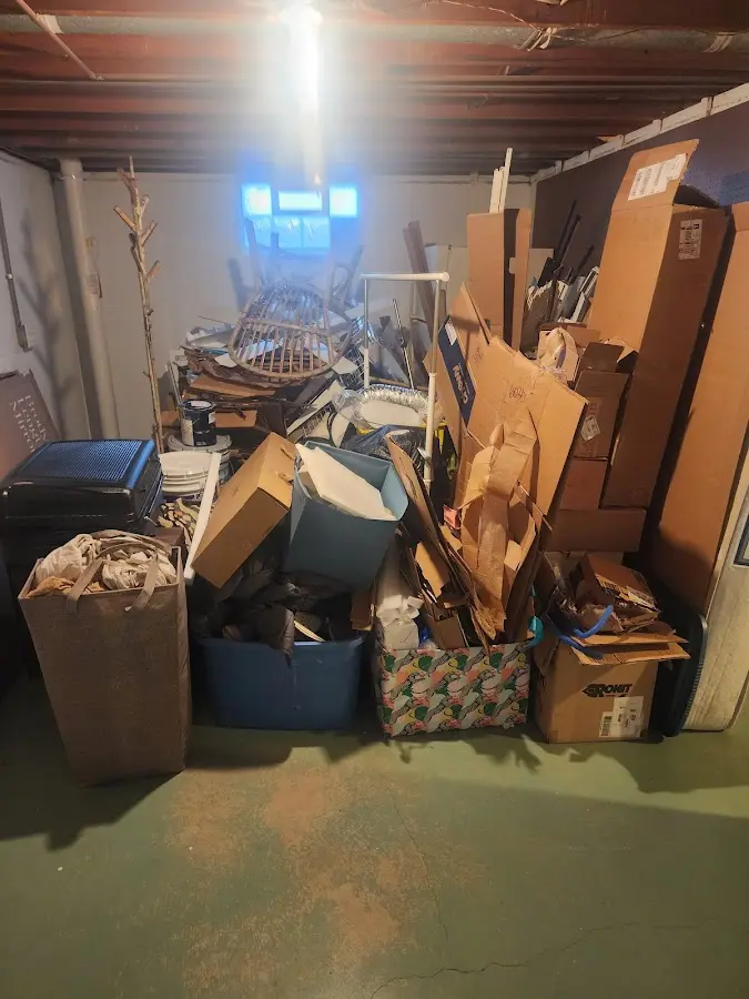 Roll-off dumpster container at job site for 8 Yard Dumpster Rental in Uvalde